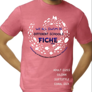 Adult T-Shirt - Coral Silk