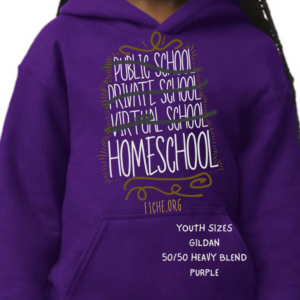 Youth Hoodie - Purple